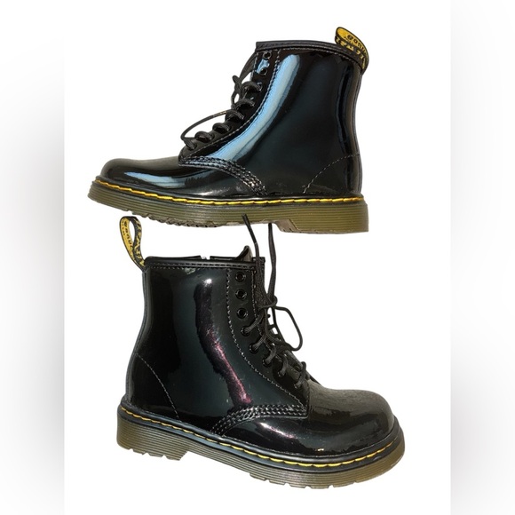 Dr. Martens 1460 Patent Leather Combat Boots - Picture 4 of 8